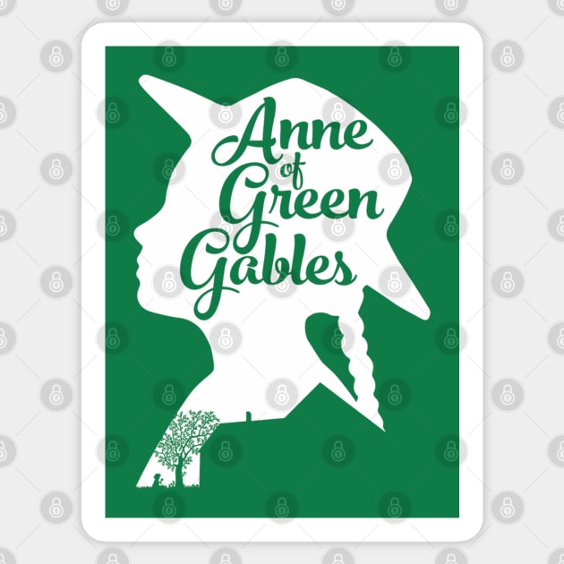 Anne of Green Gables - Design #1 Sticker by MarinasingerDesigns